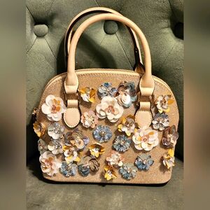 Aldo Flower Satchel EUC